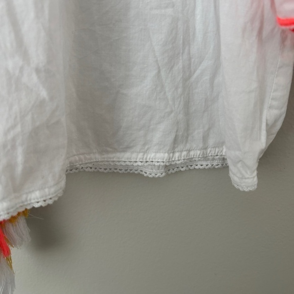 Ana White and Pink Embroidered Women's Top - Picture 6 of 12
